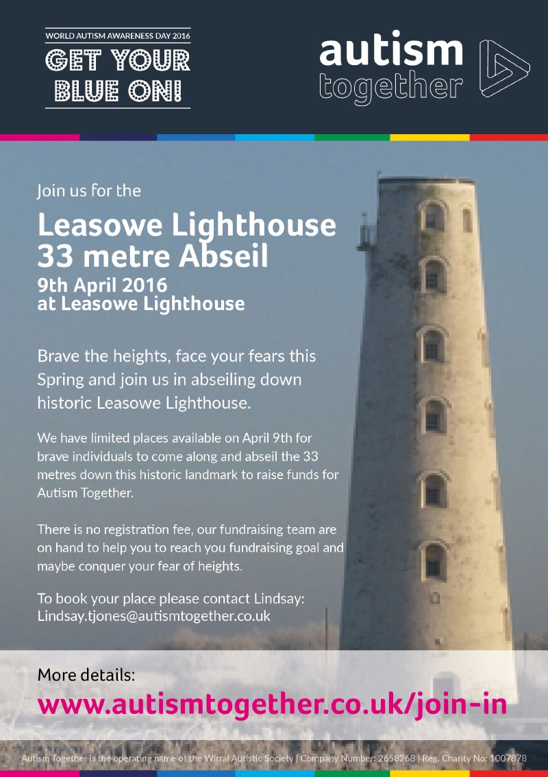 Leasowe Lighthouse - 33 metre Abseil, 9th April 2016 at Leasowe Lighthouse