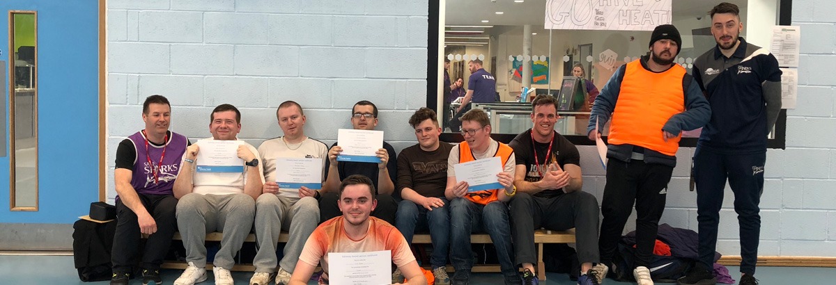 Service users from Autism Together had the opportunity last month to train with top rugby union team the Sale Sharks, in their mixed ability rugby sessions.