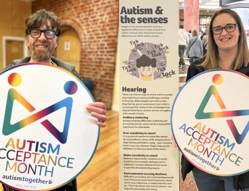 We’re asking people to come together and celebrate autism acceptance this April